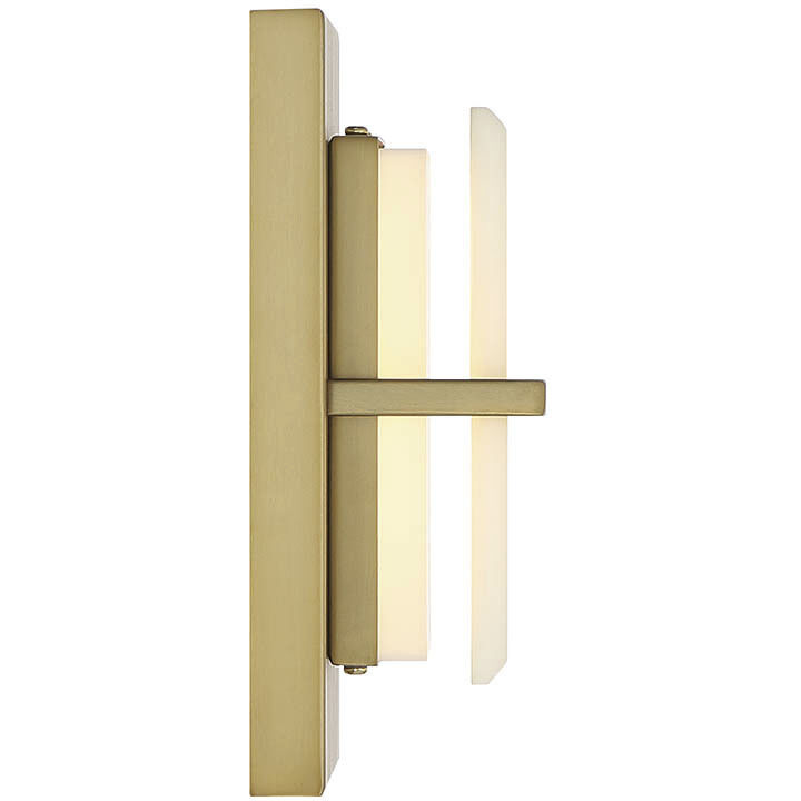 Tarnos LED 6.5 inch Soft Brass Wall Sconce Wall Light
